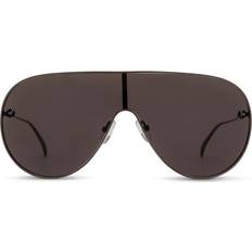 Adult - Aviator Sunglasses Alexander McQueen AM0481S Sunglasses - Ruthenium