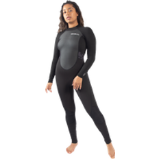 Gul Womens Response FL 3/2mm Back Zip Wetsuit in Black