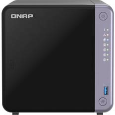 QNAP Quad Core NAS servere QNAP TS-432X-4G NAS Netlager Sort