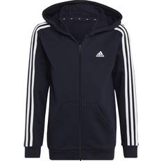 Kinderkleding 3-Stripes Fleece Full-Zip Hoodie - Dark Blue