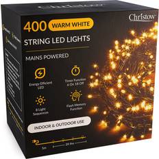 Christow 40m Warm White LED Christmas Lights String Light
