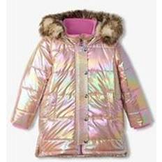 Hatley Iridescent Sherpa Lined Puffer Jacket - Pink/Multi