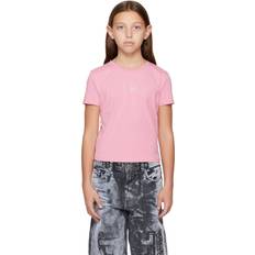 Diesel Kids Crystal-Cut Logo T-shirt - Pink