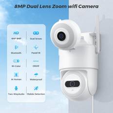 Surveillance Cameras Vstarcam 8MP WiFi PTZ Dual Screen Camera