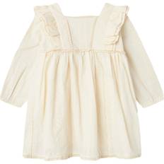 Jenter Kjoler Nmfroso LS Dress - Turtledove