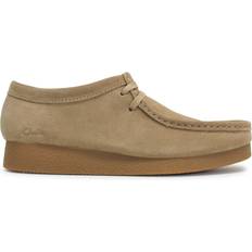 Beige Moccasins Clarks Wallabee Evo Suede Shoes - Dark Sand