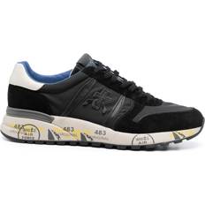 Premiata Men Shoes Premiata Lander 6402 Low Top Sneakers - Black