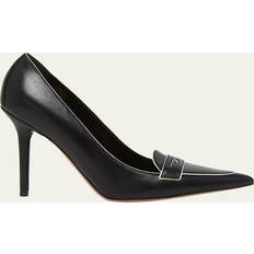 Valentino Heels & Pumps Valentino Capretto 100 Bicolor Leather Loafer Pump