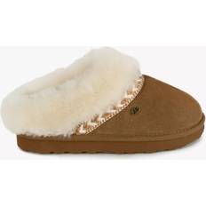 Just Sheepskin Phoebe Slippers - Chestnut