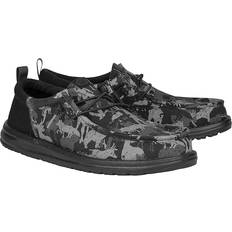 Hey Dude Hombre Zapatos náuticos Hey Dude Wally Funk Hunt Camo Shoes - Black