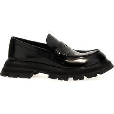 Alexander McQueen Dam Lågskor Alexander McQueen Wander Brushed Leather Loafers - 45mm