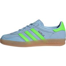 adidas Gazelle Indoor Sneakers - Hellblau/Neongrün