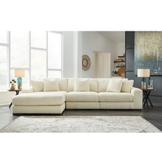 Hokku Designs Cream 3 Piece Sectional Sofa