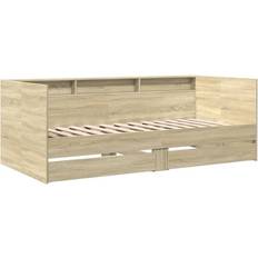 Beds vidaXL Daybed with Drawers without Mattress 75x190 cm
