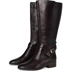 Damen - Stoff Hohe Stiefel Naturalizer Rena 2 Extra Wide Calf Riding Boots - Brown Leather