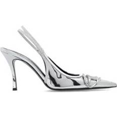 Diesel Heels & Pumps Diesel D-Venus Escarpins À Bride Arrière Avec Finition Miroir - Gray