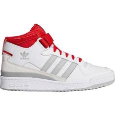 Hombre - adidas Forum Zapatillas deportivas Forum Mid - White/Scarlet