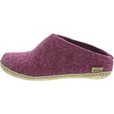 Dame - Multifarvet Hjemmesko Glerups Slip-on Hjemmesko - Cranberry