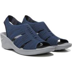 Damen - Stoff Sandaletten Bzees Double Up Washable Wedge Sandal - Navy Knit