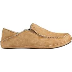 Nubuck Slippers OluKai Moloa Slipper Men's - Tobacco