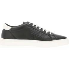 Armani Leather Trainers - Black