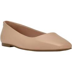 Calvin Klein Women Ballerinas Calvin Klein Nyta Leather Square Toe Ballet Flats