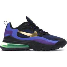 46 - Nike Air Max 270 Sportskor Nike Air Max 270 React Deep Royal - Black/University Gold Deep Royal