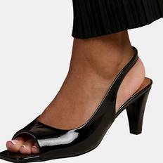 Bon_marché Sandales à talons York Sling Back Wide Mid Heel Sandals - Black