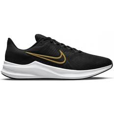 Nike Downshifter 11 Men's Running Skor - Black/Metallic Gold/Dk Smoke G