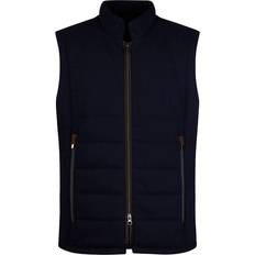 Stenströms Vest Zip Herringbone Höstjacka - Navy