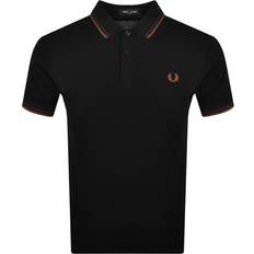 Fred Perry Hemden Fred Perry Twin Tipped Polo - Schwarz