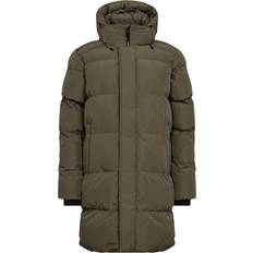 Superdry Hooded Sports Puffer Mid Jacket - Grøn