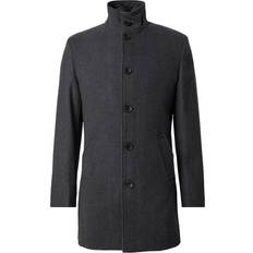 Bruun & Stengade Ontario Slim Fit Coat Dark Grey