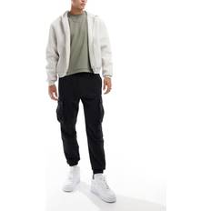 Bershka Herr Byxor Bershka Cargobyxor I Funktionsmaterial - Svart