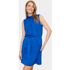 Saint Tropez Kleider Saint Tropez Aileen Midi Sleeveless Dress - Blue