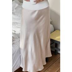Neo Noir Bovary Midi Skirt - Beige