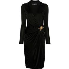 Versace Robes Versace Medusa '95 Stretch Jersey Midi - Black