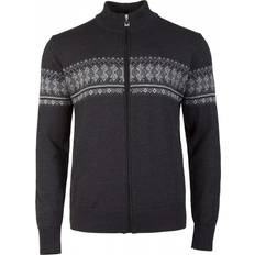 Dale of Norway Ytterkläder Dale of Norway Hovden Jacket Merino Jumper - Grey/Black