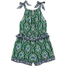 Playsuits Children's Clothing Zimmermann Wylie Frill Playsuit - Green Blue