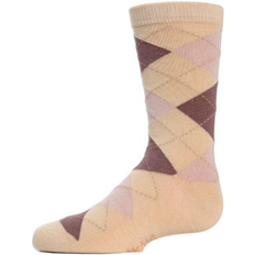 Babies Underwear MeMoi Classic Argyle Boys Crew Socks - Tan