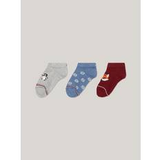 Tommy Hilfiger Underwear Children's Clothing Tommy Hilfiger Winter Print Ankle Sock 3-Pack - Rouge/Multi