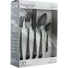 Stainless Steel Silverware Metal Gibbous of Piece Cutlery Set 20pcs