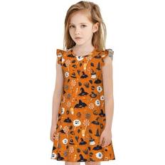 Nightwear Crywaltre Girls Halloween Candy Hat Nightgown - Multi