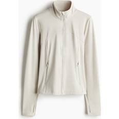 H&M Women Jackets H&M Activewear Jacket in SoftMove - Beige