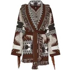 Men - Multicoloured Cardigans Alanui Dreamscape Icon Wool Cardigan - Brown