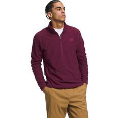 Outerwear The North Face Textured Cap Rock 1/4-Zip Fleece Jacket - Boysenberry