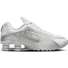 Man - Rood Schoenen Nike Shox R4 M - White/Bright Crimson/Metallic Silver