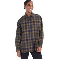 Marmot Women Shirts Marmot Fairfax Flannel - Nori/Golden Sun