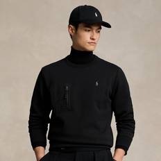 Tops Double-Knit Pocket Sweatshirt - Black