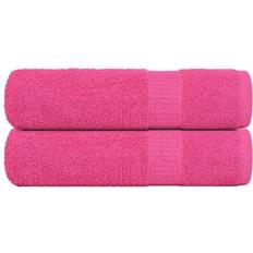 Hemtextil vidaXL 2 St Rosa 100x150 cm Badlakan Rosa